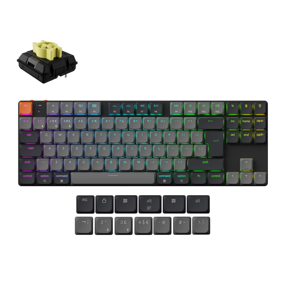 Keychron K1 QMK Draadloos Mechanisch Toetsenbord (ISO Indeling) - Versie 6