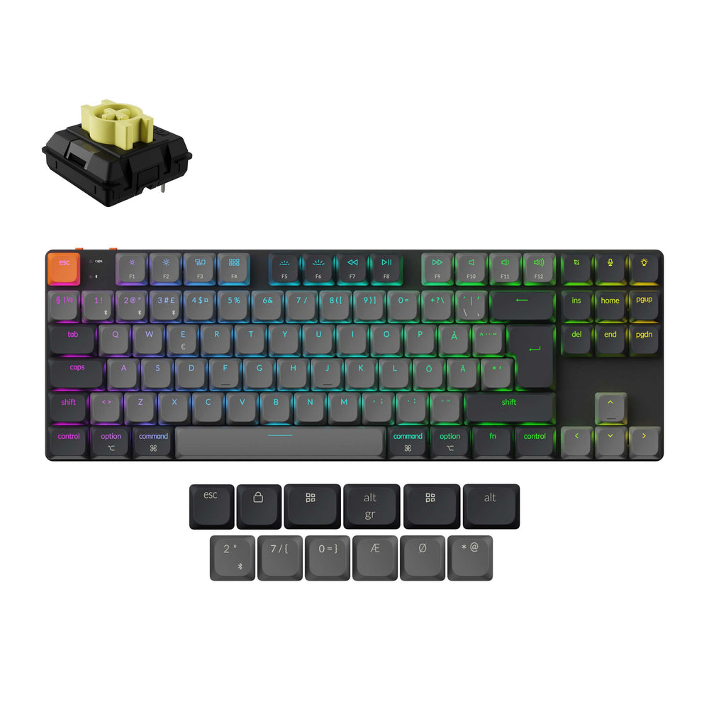 Keychron K1 QMK Draadloos Mechanisch Toetsenbord (ISO Indeling) - Versie 6