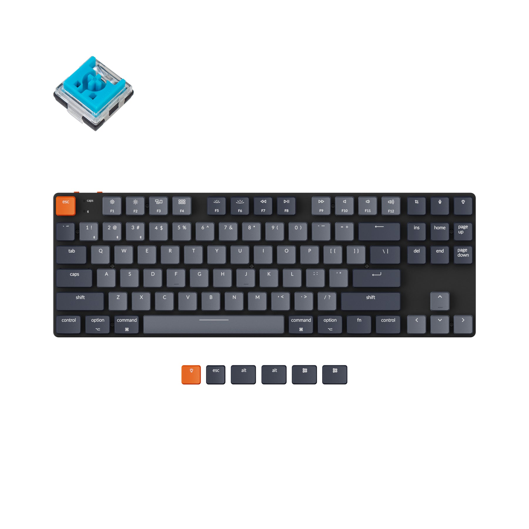 Keychron K1 SE draadloos mechanisch toetsenbord (versie 5) (Amerikaanse ANSI-indeling)