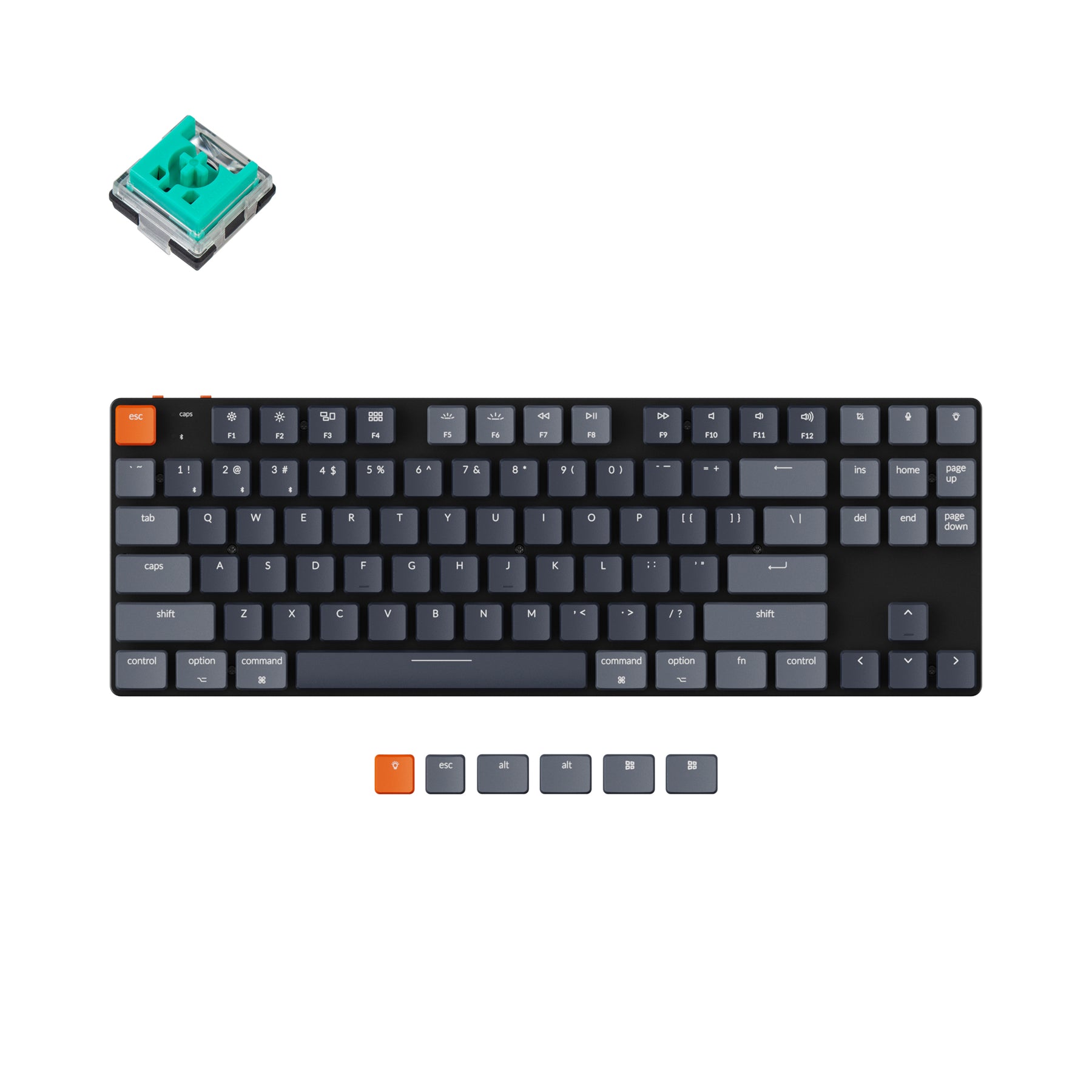 Keychron K1 SE draadloos mechanisch toetsenbord (versie 5) (Amerikaanse ANSI-indeling)