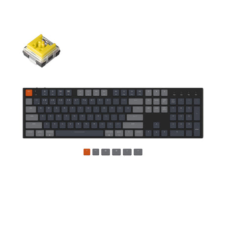 Keychron K5 ultraslank draadloos mechanisch toetsenbord (Amerikaanse ANSI-indeling)