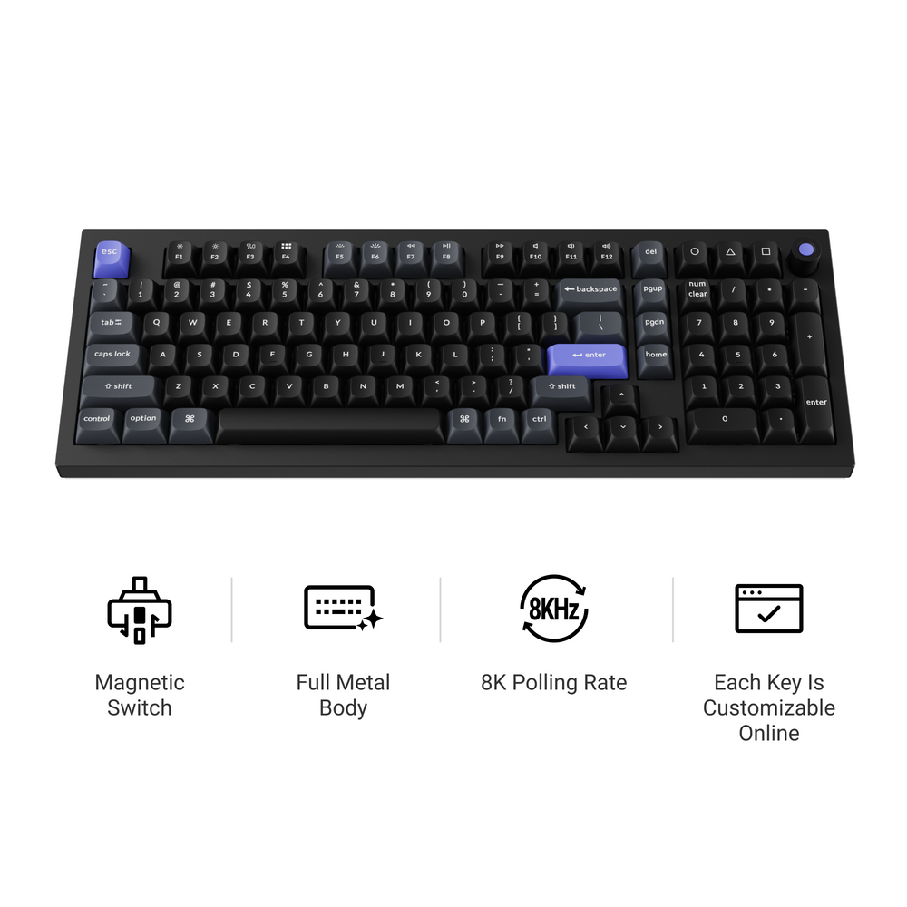 Keychron Q5 HE 8K Magnetic Switch Keyboard (US ANSI Layout)