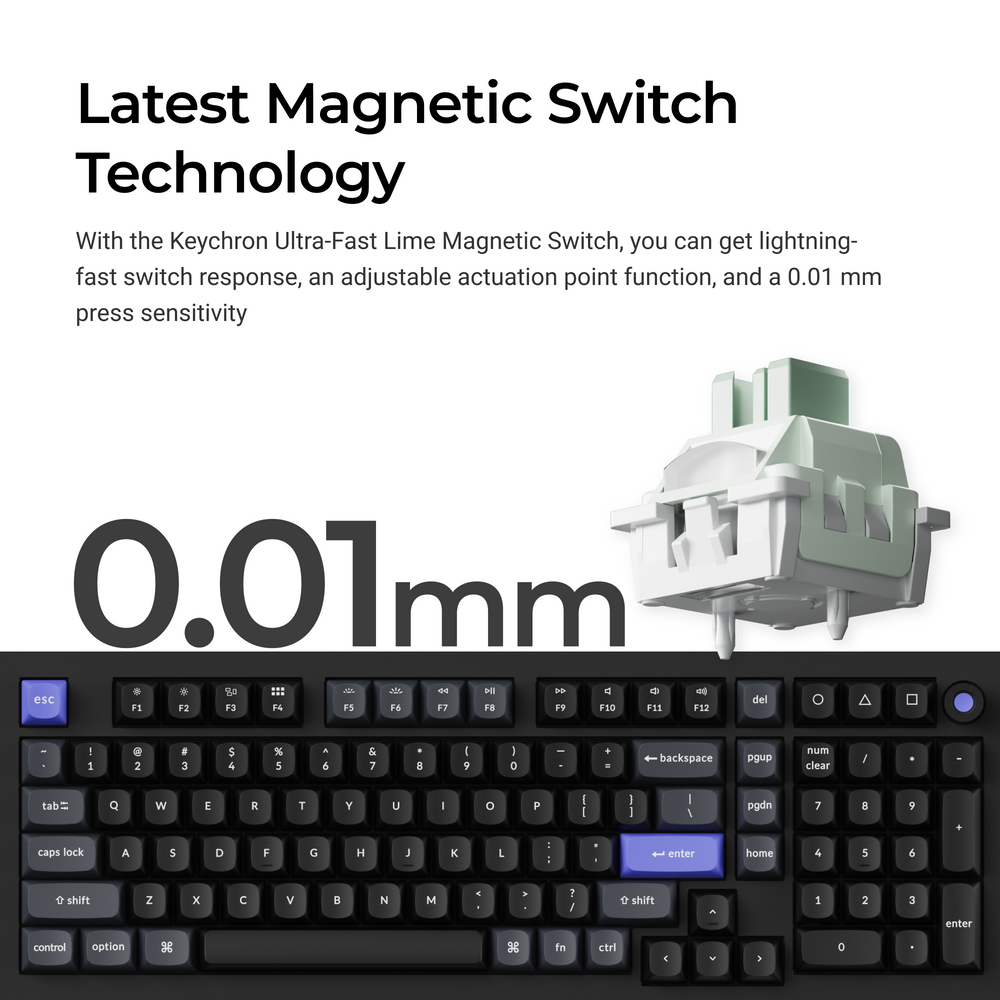 Keychron Q5 HE 8K Magnetic Switch Keyboard (US ANSI Layout)