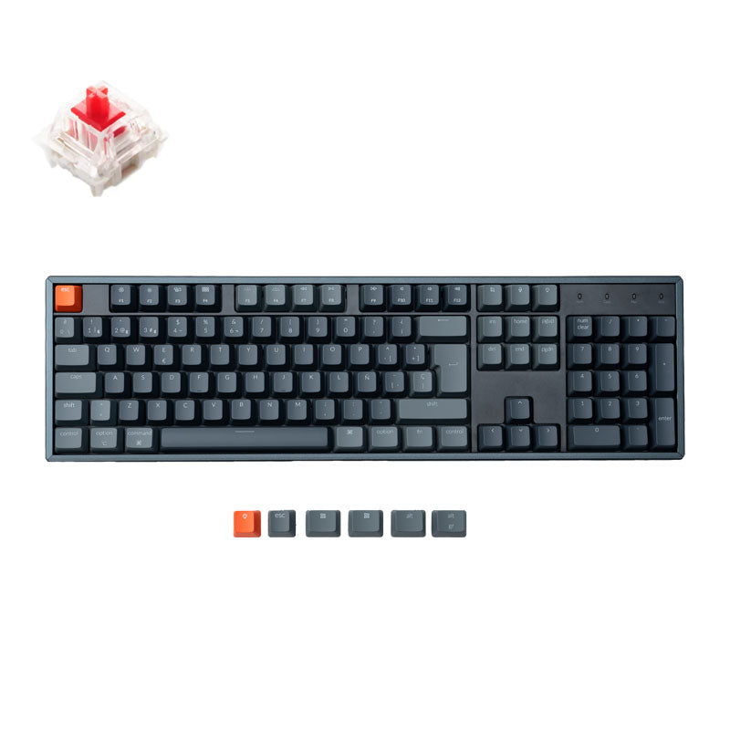 Keychron K10 draadloos mechanisch toetsenbord (ES ISO-indeling)
