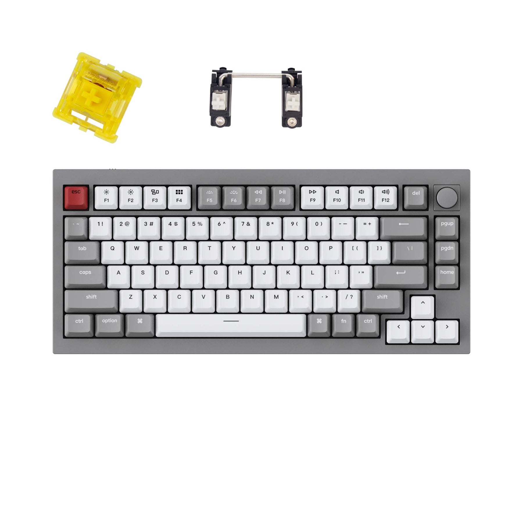 Keychron Q1 QMK aangepast mechanisch toetsenbord (Amerikaanse ANSI-indeling) - versie 2