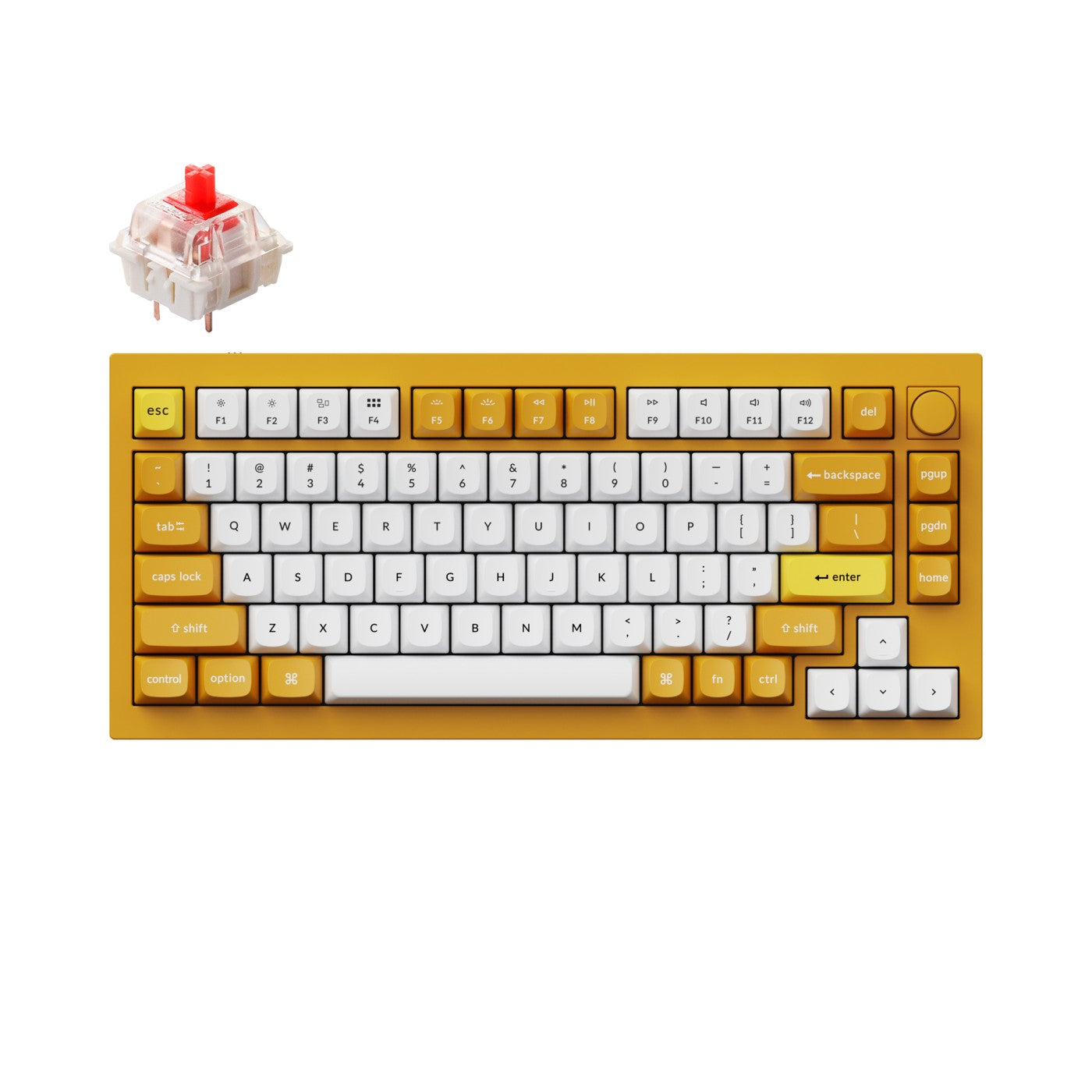Keychron Q1 QMK aangepast mechanisch toetsenbord (Amerikaanse ANSI-indeling) - versie 2